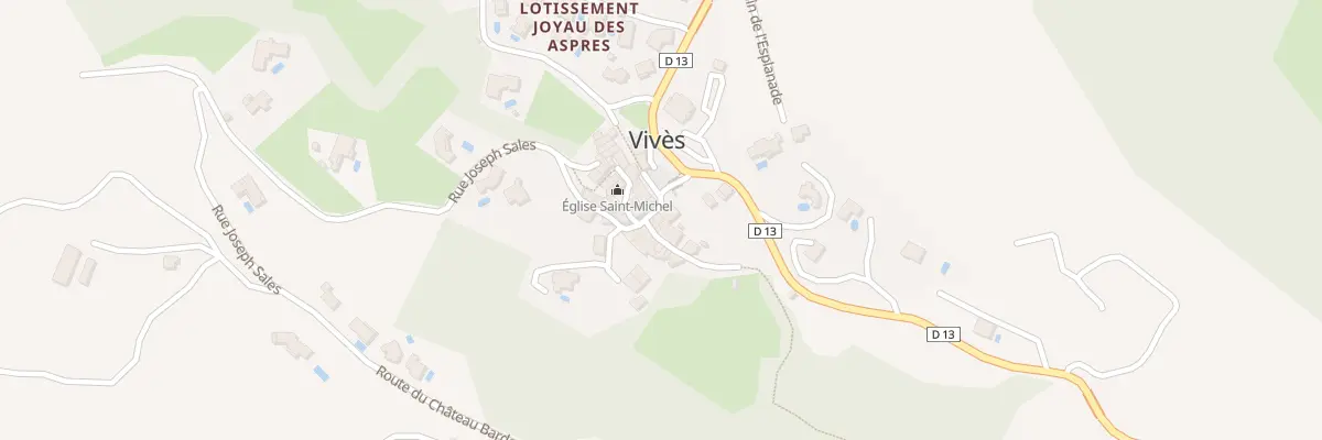Plan du 43 Le Village à Vivès