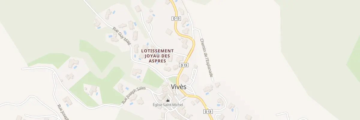 Plan du 9001 Lou Canie à Vivès