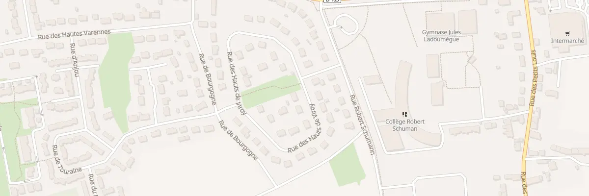 Plan du 563 Rue des Hauts de Viroy à Amilly