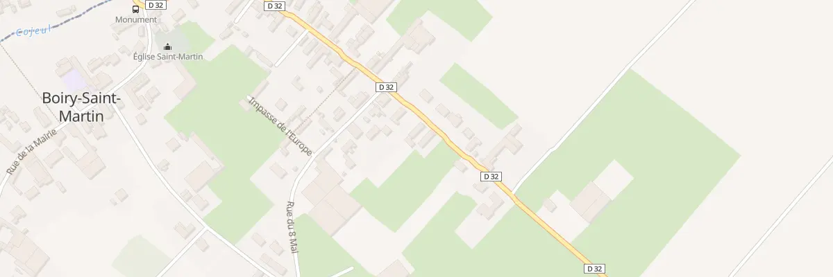 Plan du 36 Rue de Moyenneville à Boiry-Saint-Martin