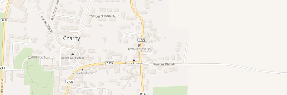 Plan du 12 Rue de Beauvais à Charny