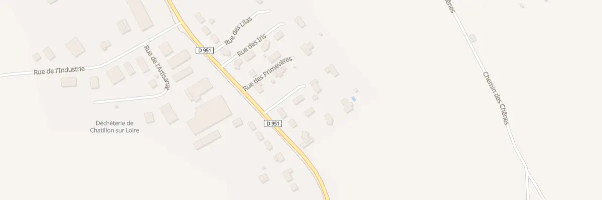Plan du 2 Rue des Violettes à Châtillon-sur-Loire