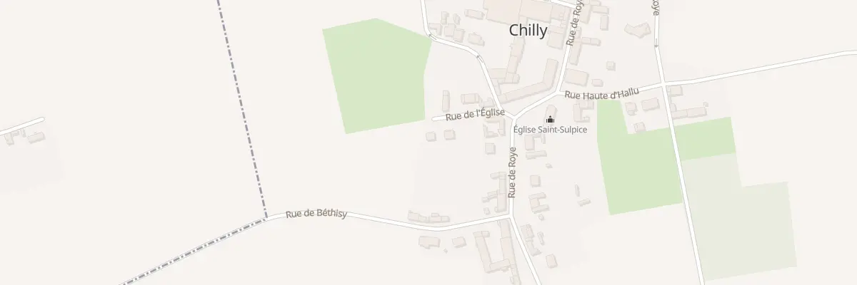 Plan du 5 Rue de l’Eglise à Chilly