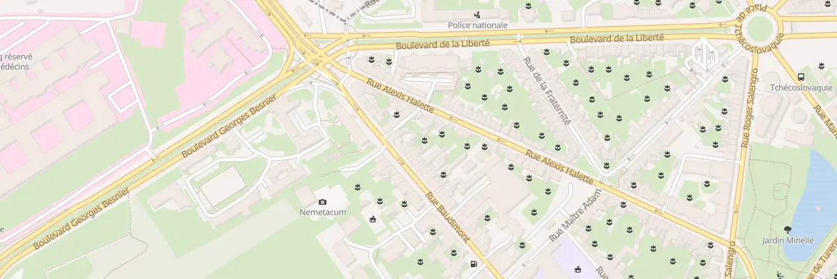 Plan du 74 Rue Baudimont à Arras