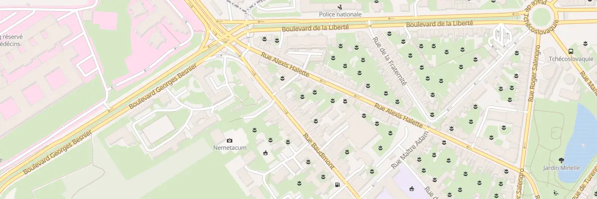 Plan du 72 Rue Baudimont à Arras