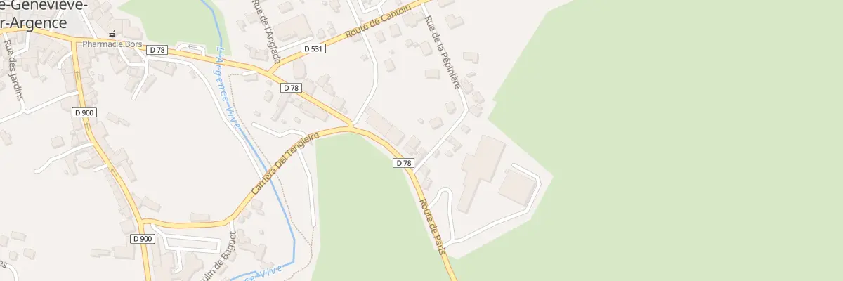 Plan du 5040A Sainte Genevieve à Argences en Aubrac