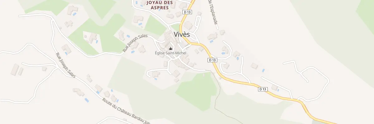 Plan du 9100 Le Village à Vivès