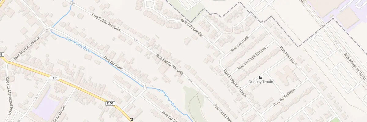 Plan du 23 Rue Pablo Néruda à Angres