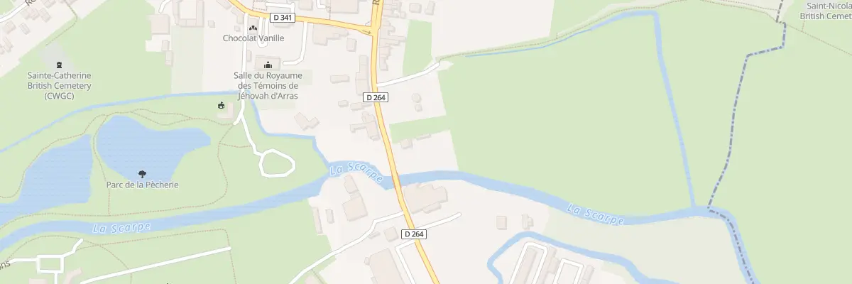 Plan du 54 Rte Nationale de Lens à Sainte-Catherine