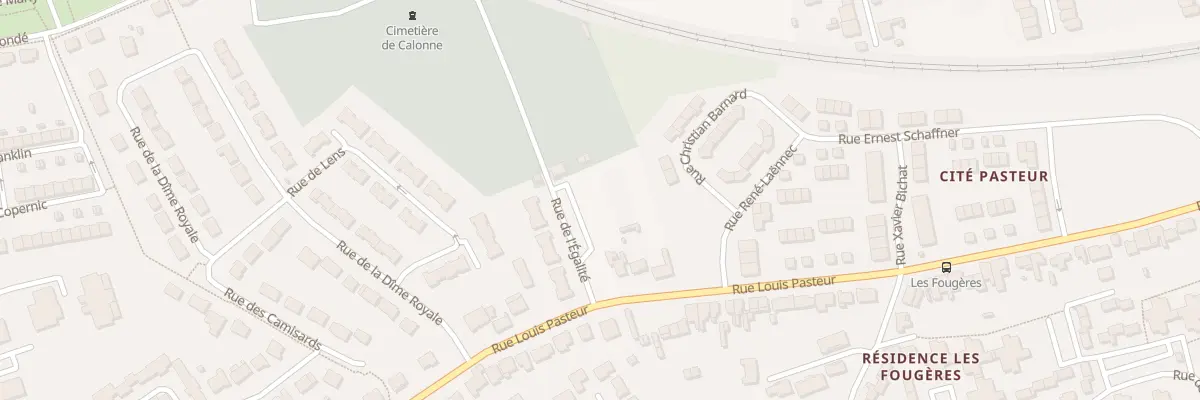 Plan du 45 Rue Pasteur à Liévin