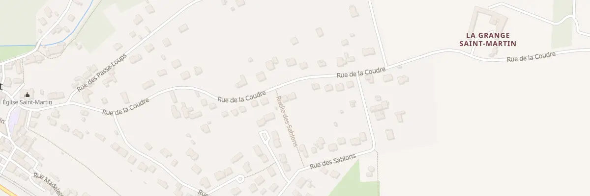 Plan du 22 Rue de la COUDRE à Fontaine-le-Port