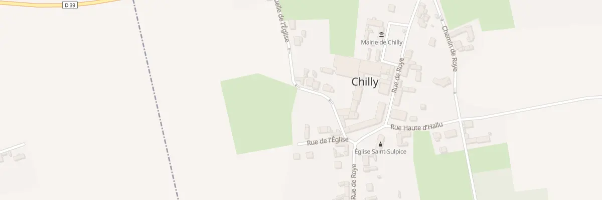 Plan du 3 Rle de l’Eglise à Chilly