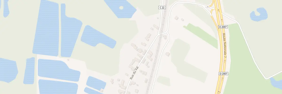 Plan du 16 Rue du Val à Fontenay-sur-Loing