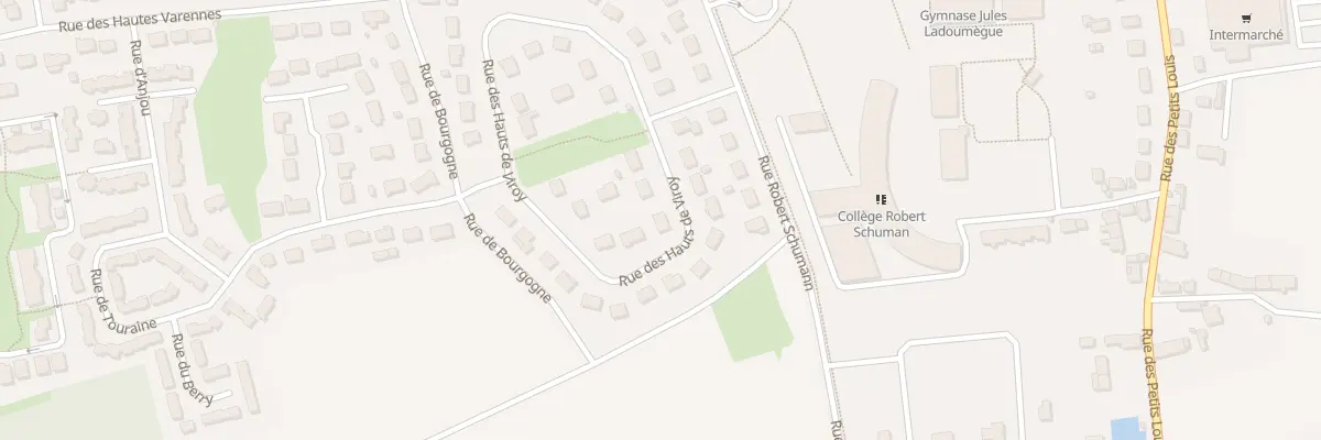 Plan du 519 Rue des Hauts de Viroy à Amilly