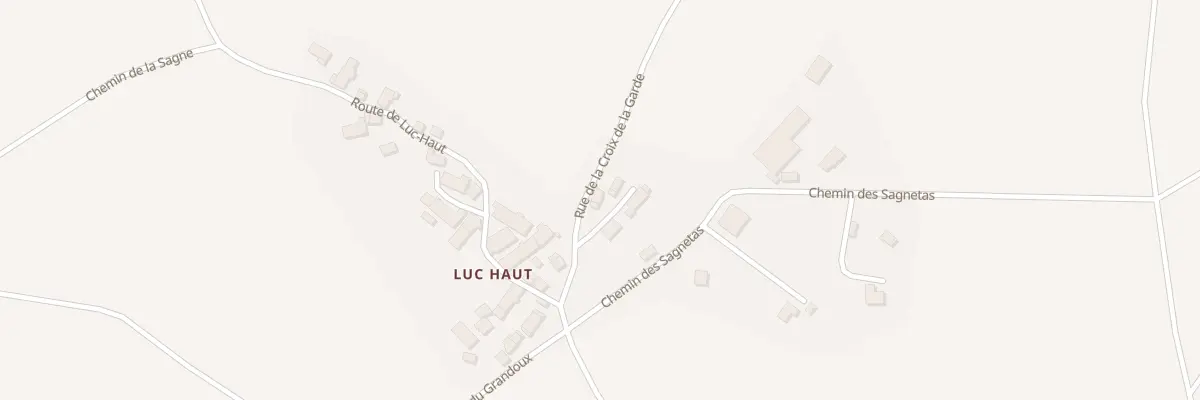 Plan du 5164 Luc Haut à Perpezat