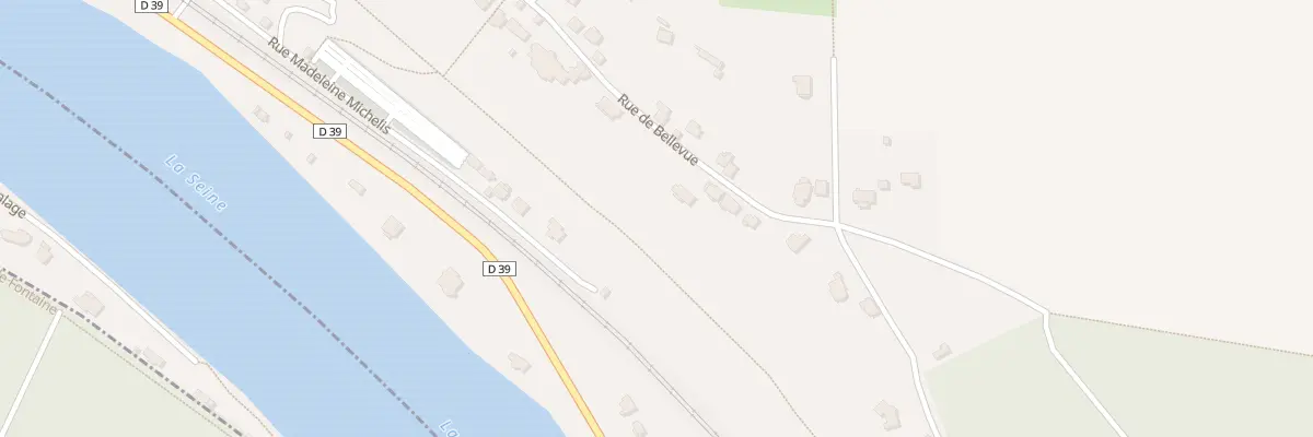 Plan du 34 Rue de Bellevue à Fontaine-le-Port