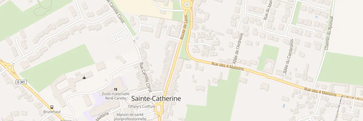 Plan du 106C Rte Nationale de Lens à Sainte-Catherine