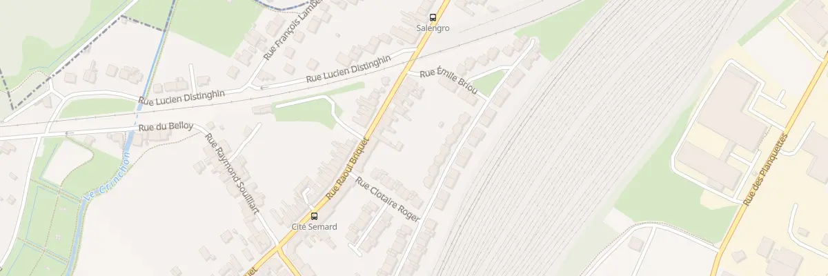 Plan du 9 Rue Raoul Briquet à Achicourt