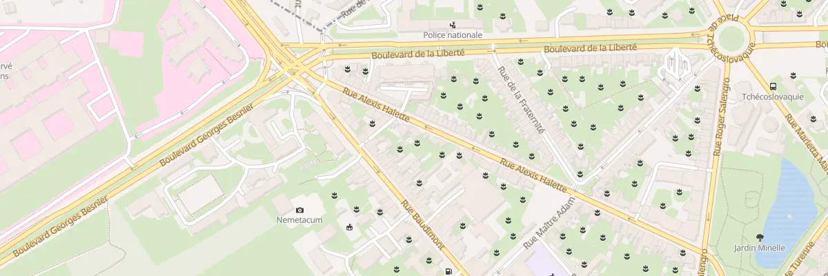 Plan du 17 Rue Alexis Halette à Arras