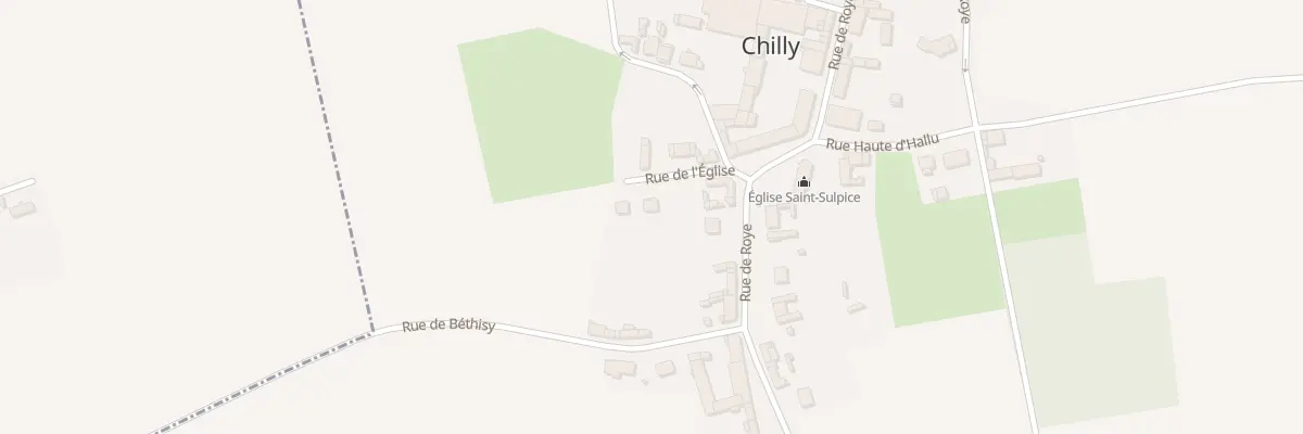 Plan du 3 Rue de l’Eglise à Chilly