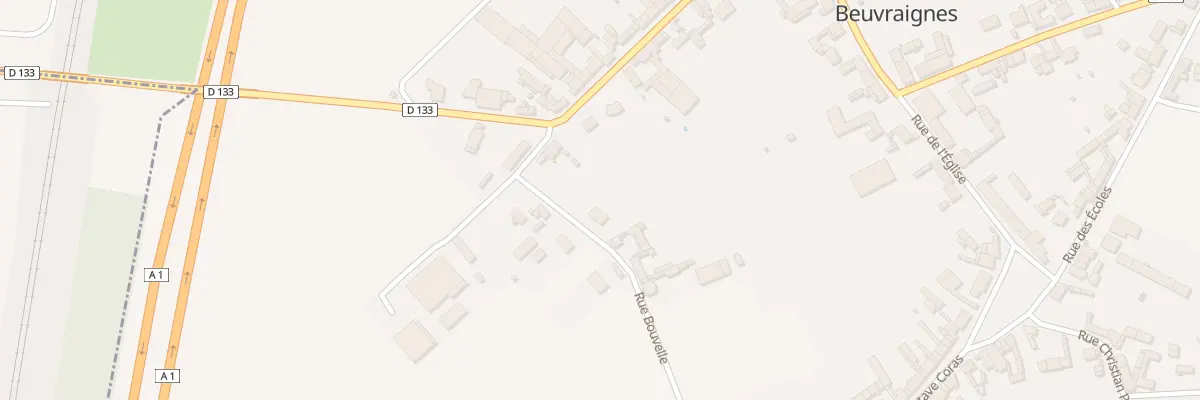 Plan du 20 Rue Bouvelle à Beuvraignes