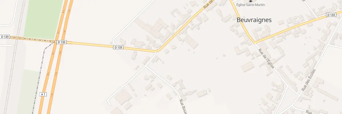 Plan du 5442F Rue Maubuisson à Beuvraignes