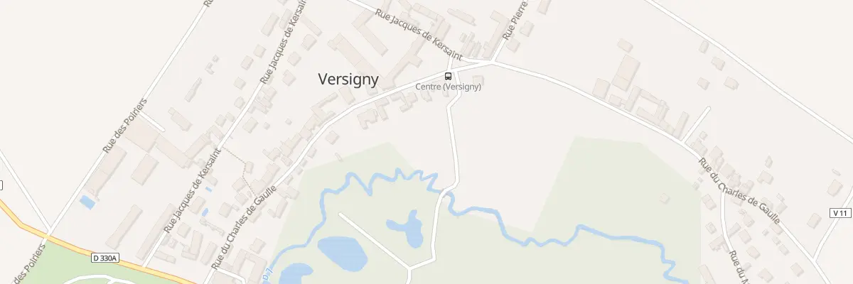 Plan du 306 Rue Charles de Gaulle à Versigny