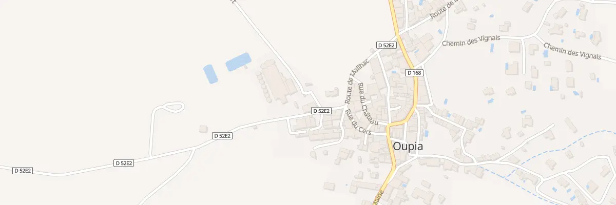 Plan du 2 Rue de la Coopérative à Oupia