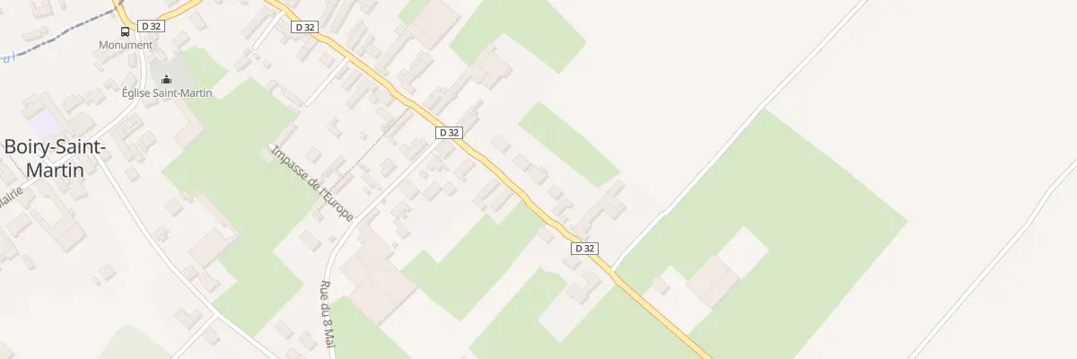 Plan du 33 Rue de Moyenneville à Boiry-Saint-Martin