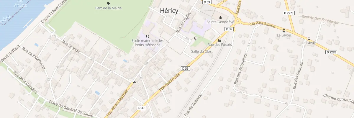 Plan du 11 Rue de l’Eglise à Héricy