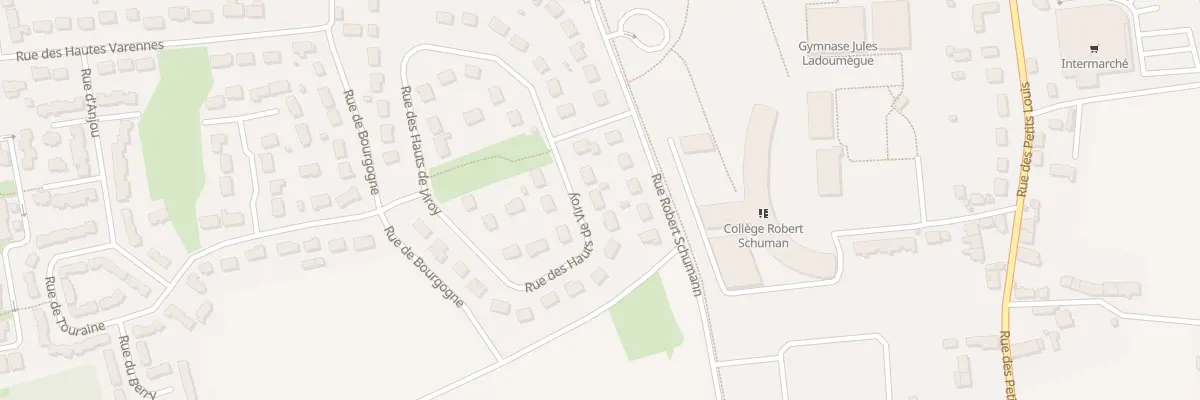 Plan du 532 Rue des Hauts de Viroy à Amilly