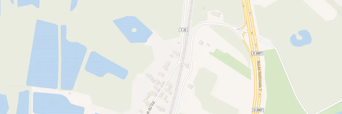 Plan du 8 Rue du Val à Fontenay-sur-Loing