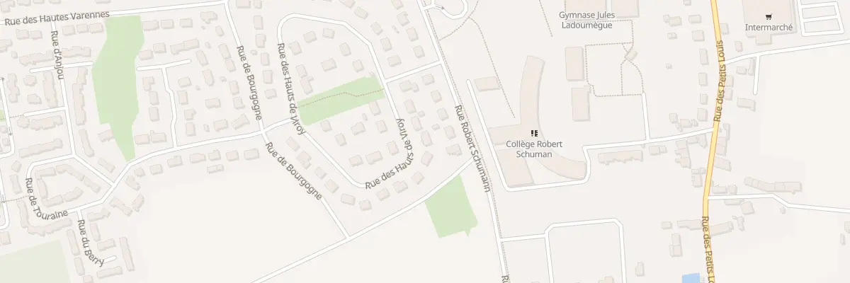 Plan du 512 Rue des Hauts de Viroy à Amilly