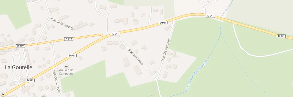 Plan du 3 Rue du Laveau à La Goutelle