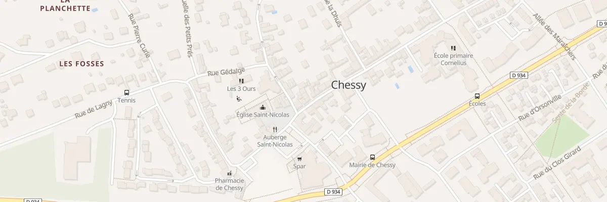 Plan du 39 Rue Charles de Gaulle à Chessy