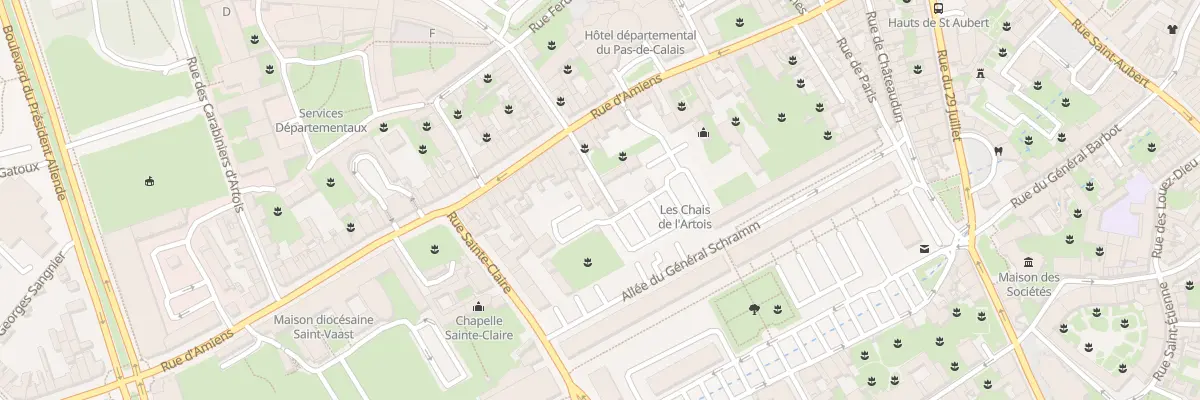 Plan du 9 Imp d’Elbronne à Arras