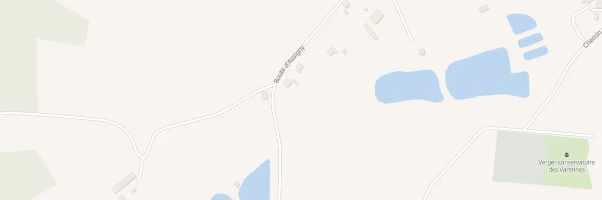 Plan du 11 Rte d’Assigny à Santranges