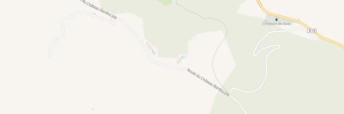 Plan du 64 Bac de Las Illes à Vivès