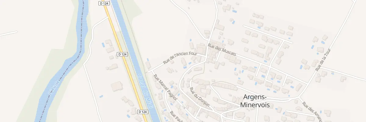 Plan du 5 Rue de l’Ancien Four à Argens-Minervois