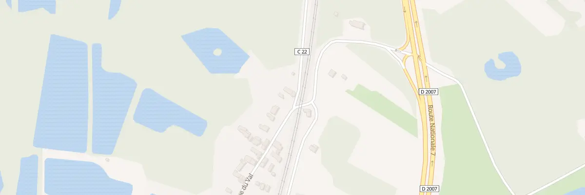 Plan du 6 Rue du Val à Fontenay-sur-Loing