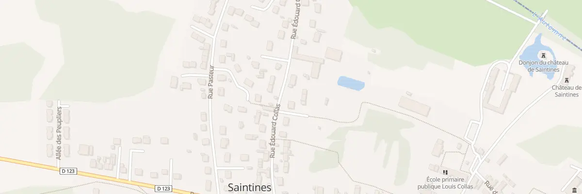 Plan du 184 Rue Edouard Collas à Saintines