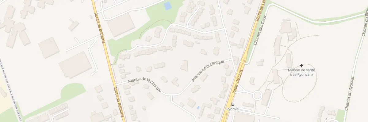 Plan du 6 Av de la Clinique à Sainte-Catherine