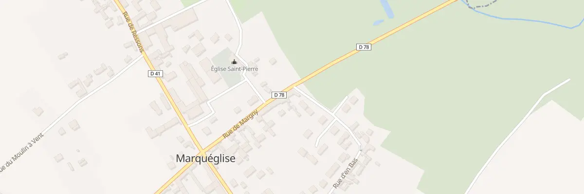 Plan du 2 Rue d’En Bas à Marquéglise