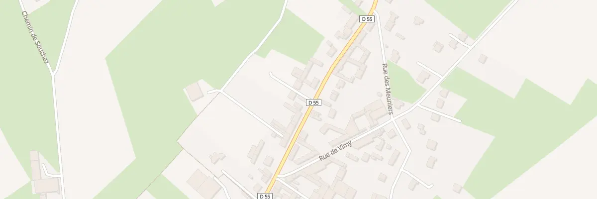 Plan du 74 Rue du Canada à Neuville-Saint-Vaast