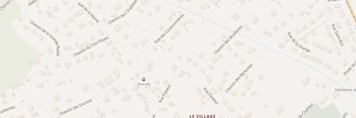 Plan du 18 Rue Pasteur à Chessy