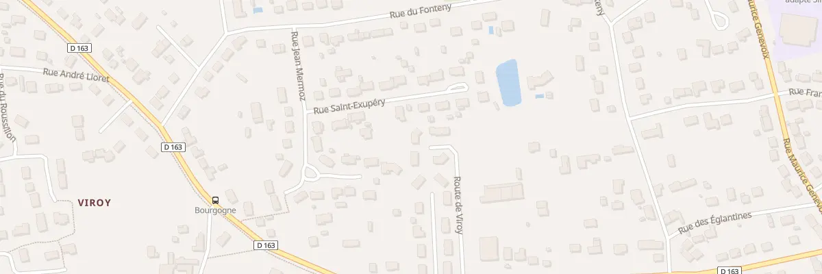 Plan du 244C Rte de Viroy à Amilly