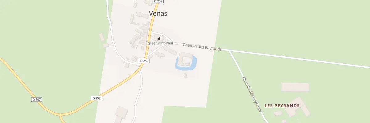 Plan du 1 Pl Joseph-Sanlias à Venas
