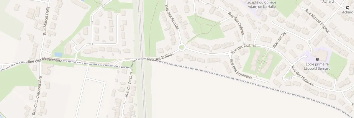 Plan du 41 Rue des Erables à Achicourt