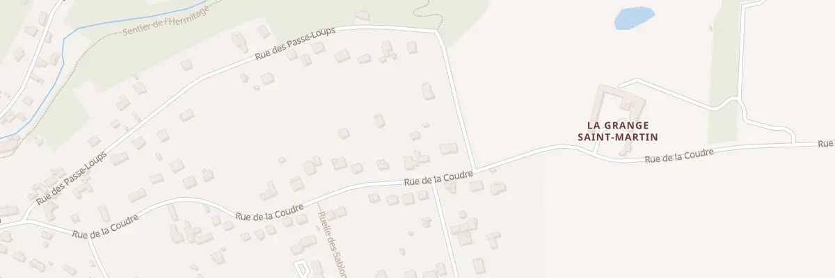 Plan du 35 Rue de la COUDRE à Fontaine-le-Port