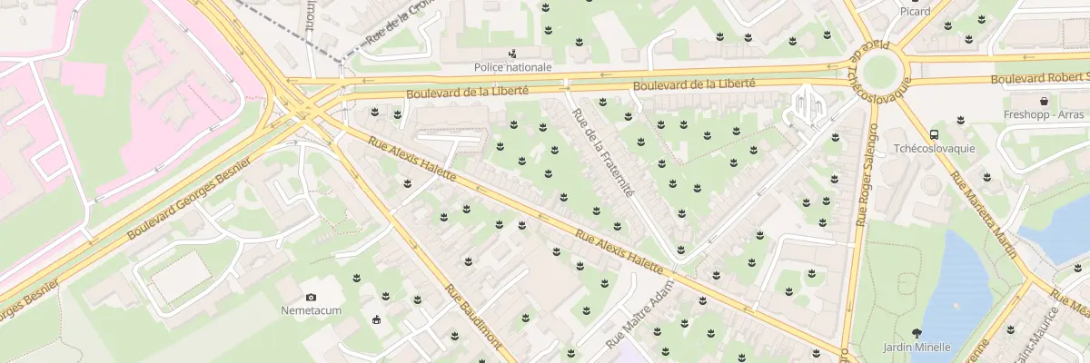 Plan du 26 Rue Alexis Halette à Arras